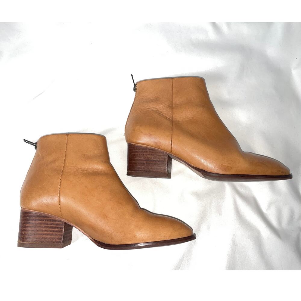 Seychelles Floodplain Ankle Boots - Women's Size 7 - In Tan Leather - Picture 4 of 12